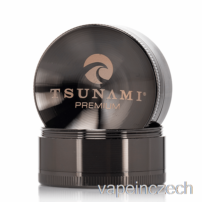 Tsunami 1,9" 4dílná Zapuštěná Horní Bruska Gunmetal (50 Mm) Vape Bez Nikotinu